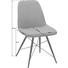 STUHL in Metall, Textil Grau, Schwarz - Schwarz/Grau, Design, Textil/Metall (60/86/58cm) - Carryhome STUHL in Metall, Textil Grau, Schwarz - Schwarz/Grau, Design, Textil/Metall (60/86/58cm) - Carryhome
