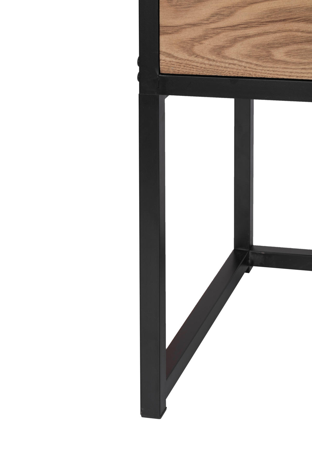 KOMMODE  in 120/80/38 cm  - Hellbraun/Schwarz, Design, Holz/Holzwerkstoff (120/80/38cm) - P & B