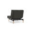 SESSEL Dunkelbraun - Dunkelbraun/Schwarz, Design, Holz/Textil (90/79/115cm) - Innovation
