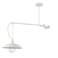 HÄNGELEUCHTE Luce Ambiente e Design 83/30/128 cm   - Weiß, KONVENTIONELL, Kunststoff/Metall (83/30/128cm)