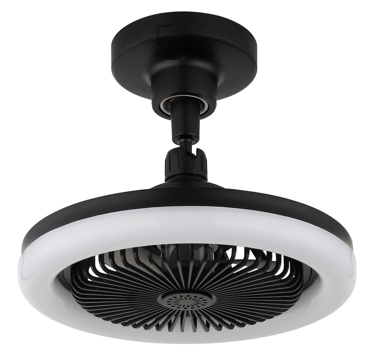 STROPNÍ VENTILÁTOR, 25,8/21,7 cm  - šedá/bílá, Design, plast (25,8/21,7cm) - Globo