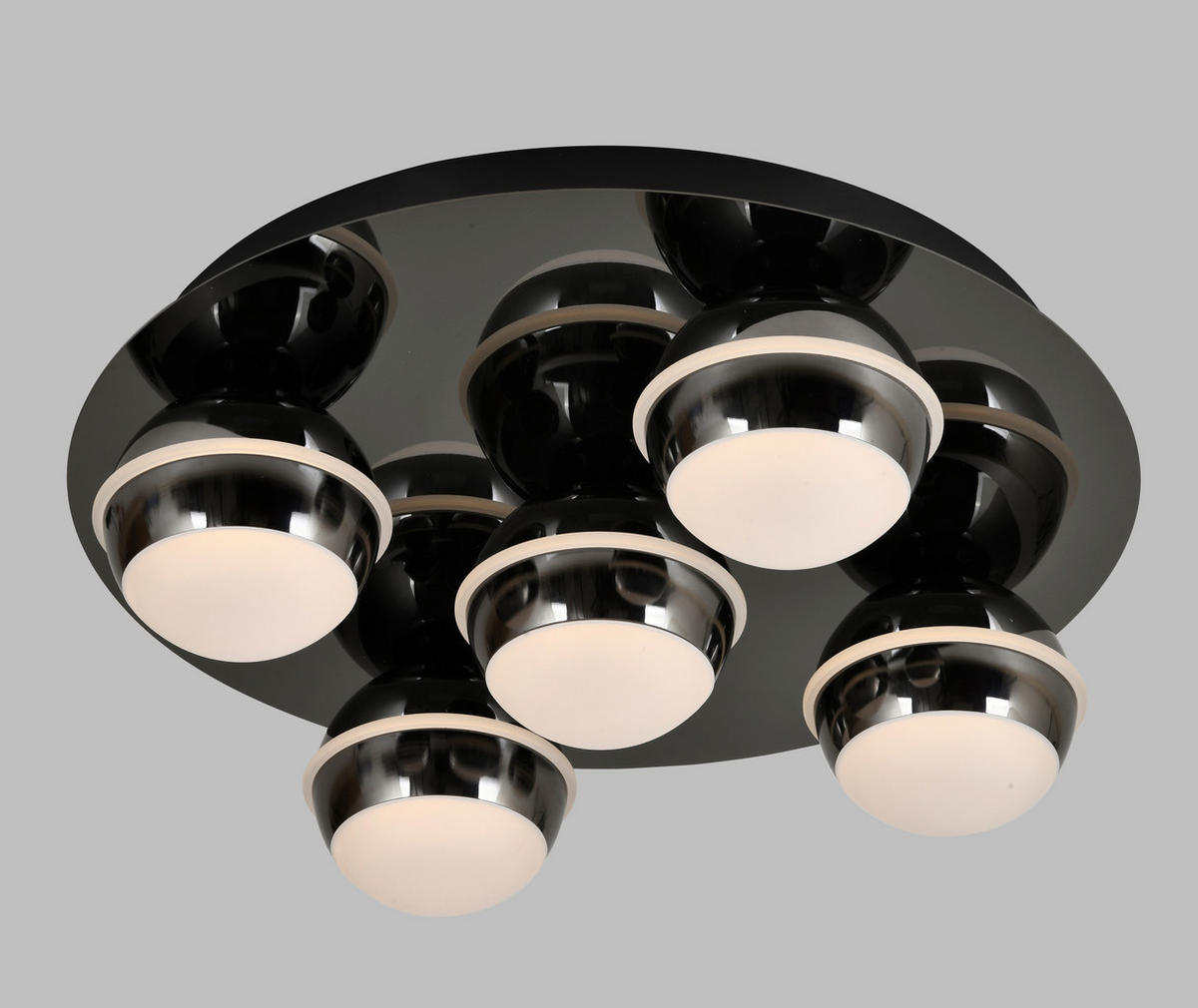 LED-DECKENLEUCHTE Biarritz 40/40/14 cm  - Sandfarben, Design, Kunststoff/Metall (40/40/14cm)