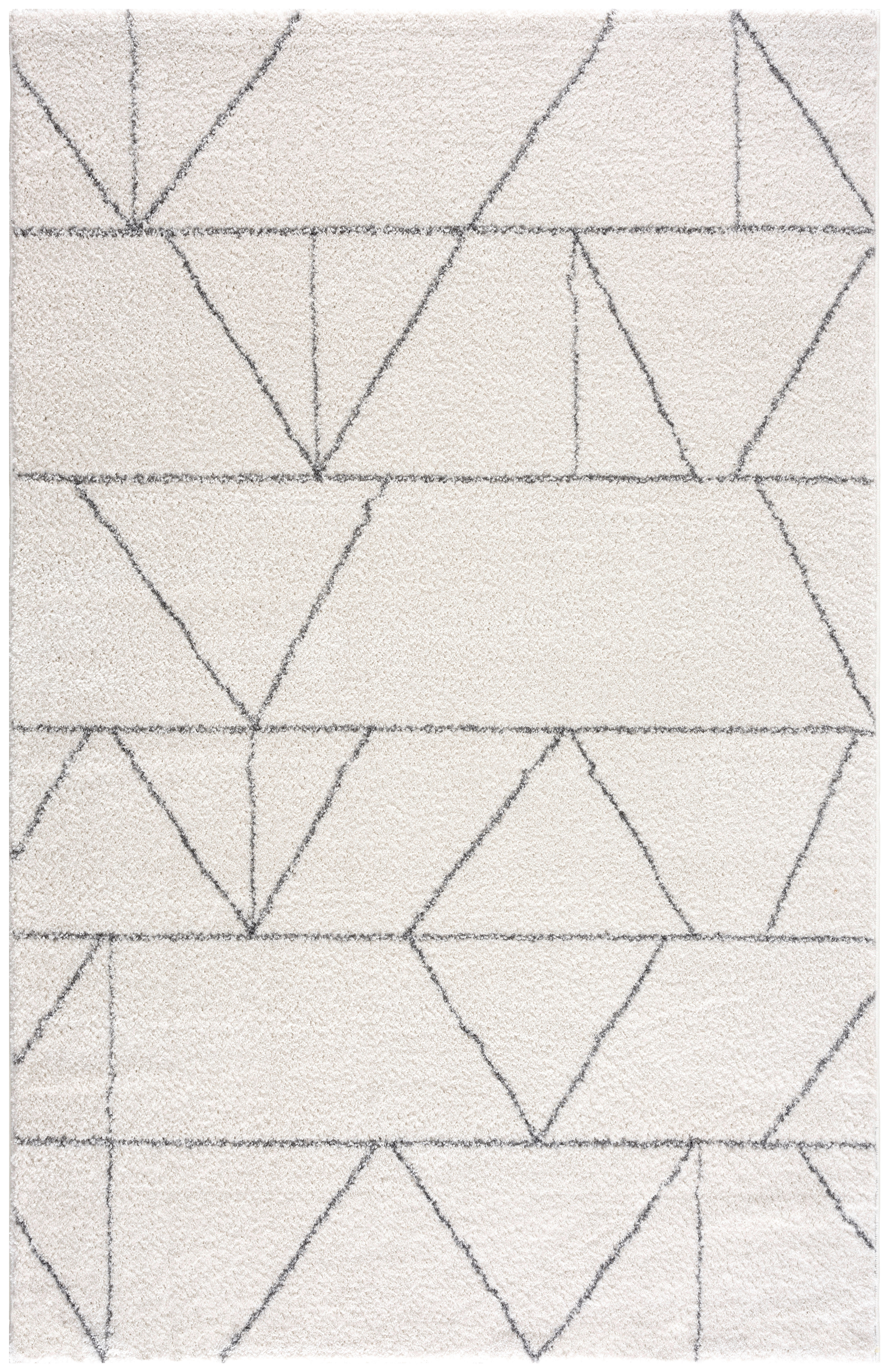 WEBTEPPICH  80/150 cm  Weiß   - Weiß, Design, Textil (80/150cm) - Novel