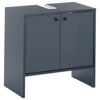 WASCHBECKENUNTERSCHRANK 60/60/35 cm  - Schwarz/Dunkelblau, MODERN, Holzwerkstoff/Kunststoff (60/60/35cm) - MID.YOU