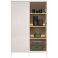 HIGHBOARD  in 103/167/38 cm  - Kaschmir, KONVENTIONELL, Glas/Holzwerkstoff (103/167/38cm) - Voleo