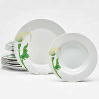TAFELSERVICE Weiß Calla 12-teilig  - Weiß, Basics, Keramik - Van Well