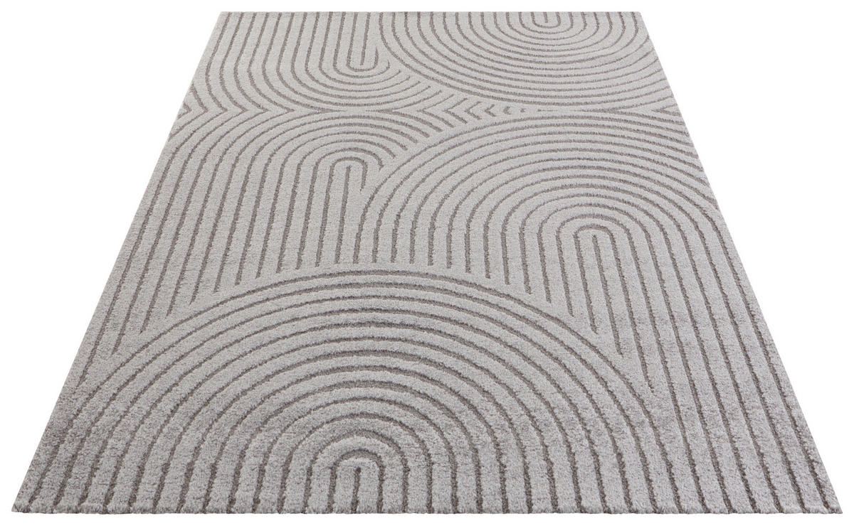 HOCHFLORTEPPICH 160/230 cm New York Grau  - Grau, Basics, Kunststoff/Textil (160/230cm) - Elle Decoration