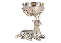 DEKOSCHALE - Silberfarben, Basics, Metall (30/32/25cm) - X-Mas