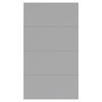 FRONTPANEELSET  - Hellgrau, KONVENTIONELL (114/202cm) - Hom`in