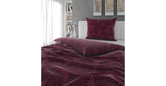 BETTWÄSCHE Satin 140/200 cm  - Bordeaux/Multicolor, KONVENTIONELL, Textil (140/200cm) - Novel