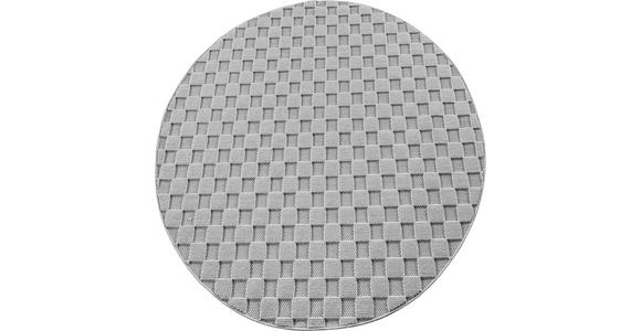 FLACHWEBETEPPICH 160 cm HELIX Silberfarben  - Silberfarben, Basics, Kunststoff/Textil (160cm) - Novel