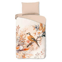 WENDEBETTWÄSCHE Good Morning Renforcé 140/200 cm  - Koralle/Multicolor, Design, Textil (140/200cm)