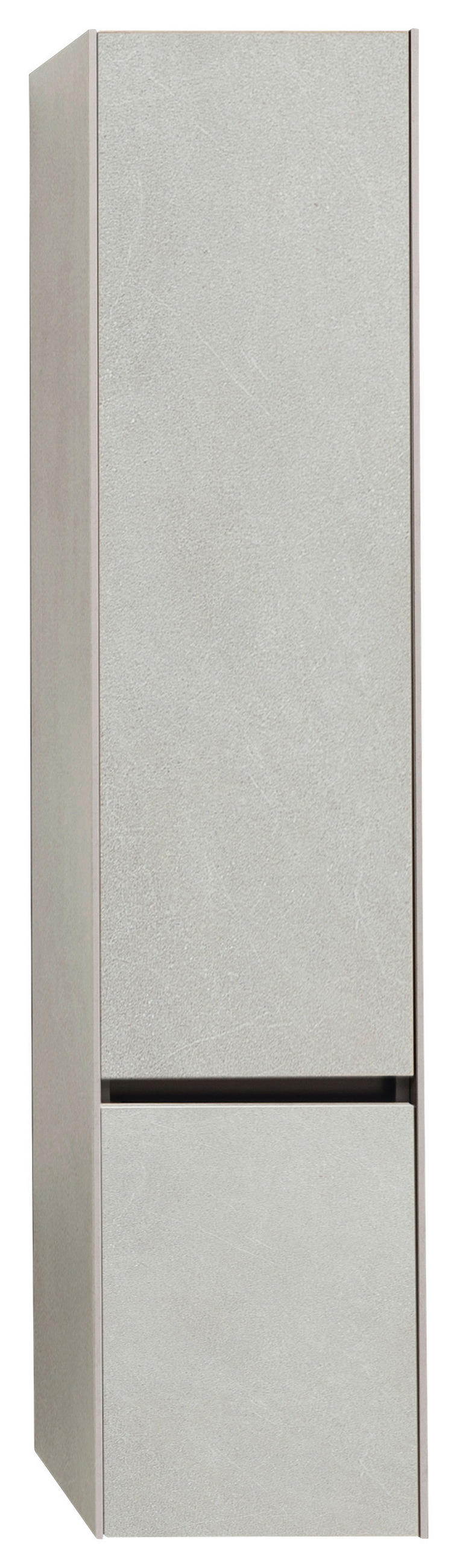 HOCHSCHRANK 37/168/33 cm  - Sandfarben/Lavagrau, Design, Glas/Holzwerkstoff (37/168/33cm) - Dieter Knoll