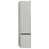 HOCHSCHRANK 37/168/33 cm  - Sandfarben/Lavagrau, Design, Glas/Holzwerkstoff (37/168/33cm) - Dieter Knoll