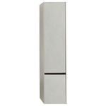 HOCHSCHRANK 37/168/33 cm  - Sandfarben/Lavagrau, Design, Glas/Holzwerkstoff (37/168/33cm) - Dieter Knoll