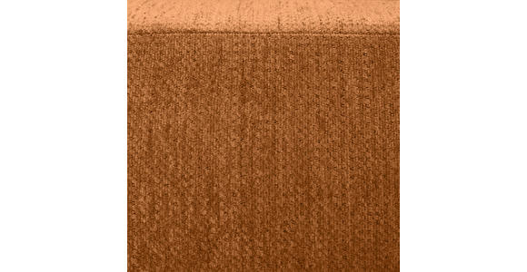 SCHLAFSOFA Chenille Rostfarben - Rostfarben/Schwarz, KONVENTIONELL, Kunststoff/Textil (238/74/107cm) - Carryhome