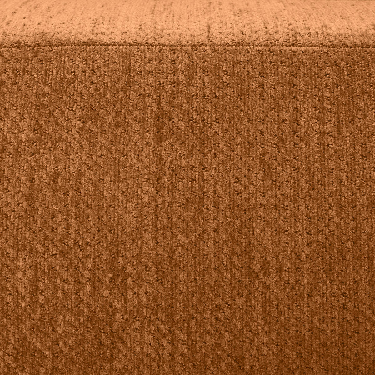SCHLAFSOFA Chenille Rostfarben  - Rostfarben/Schwarz, KONVENTIONELL, Kunststoff/Textil (238/74/107cm) - Carryhome