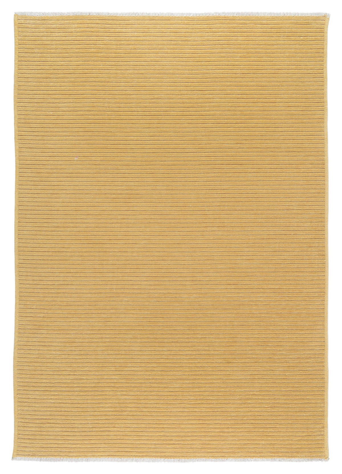 FLACHWEBETEPPICH 65/130 cm Grau, Goldfarben  - Goldfarben/Grau, Design, Textil (65/130cm) - Novel