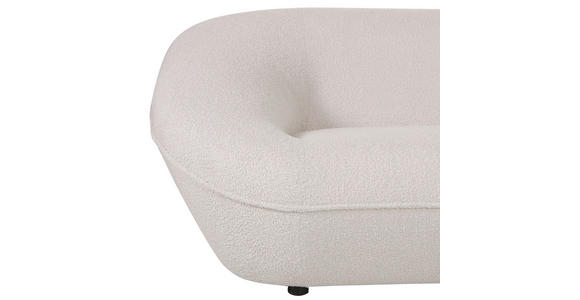 2-SITZER-SOFA in Flachgewebe Weiß  - Schwarz/Weiß, KONVENTIONELL, Kunststoff/Textil (223/79/94cm) - Carryhome