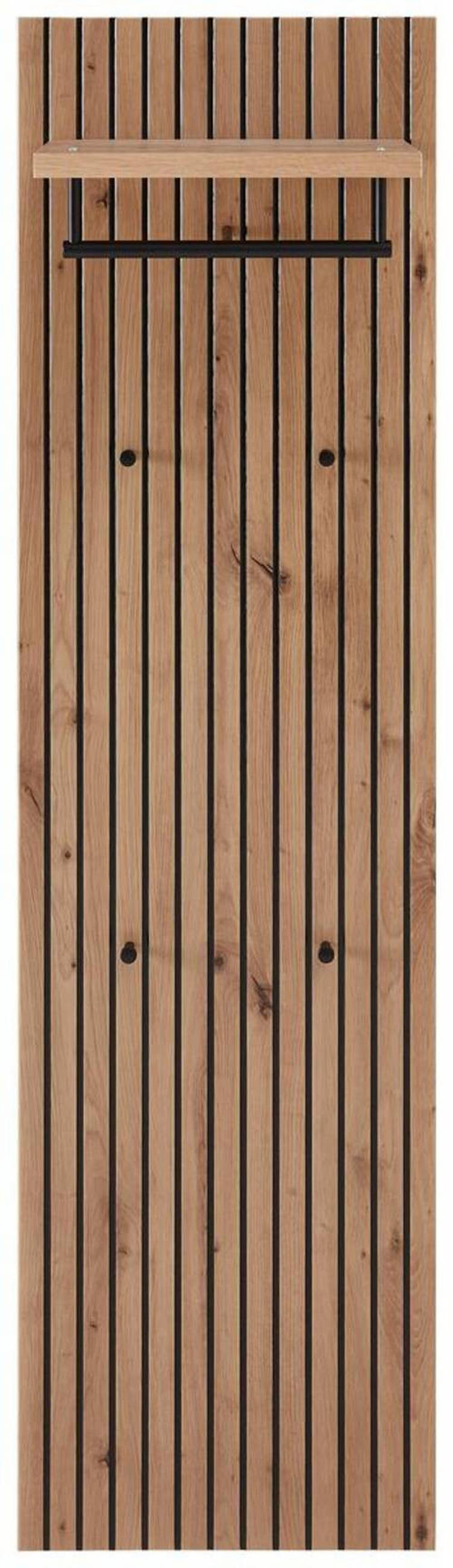 VEŠIAKOVÝ PANEL, dub artisan, 42/151/30 cm - dub artisan, Modern, kompozitné drevo (42/151/30cm) - Voleo