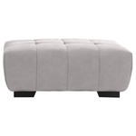 HOCKER in Textil Hellgrau  - Hellgrau/Schwarz, KONVENTIONELL, Textil/Metall (106/40/72cm) - Hom`in