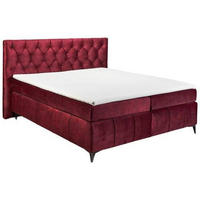 BOXSPRINGBETT 180/200 cm  in Lila  - Bordeaux/Lila, Basics, Holzwerkstoff/Kunststoff (180/200cm) - MID.YOU