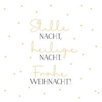 SERVIETTE  33/33 cm  12 Stück  - Goldfarben/Schwarz, Trend, Papier (33/33cm)