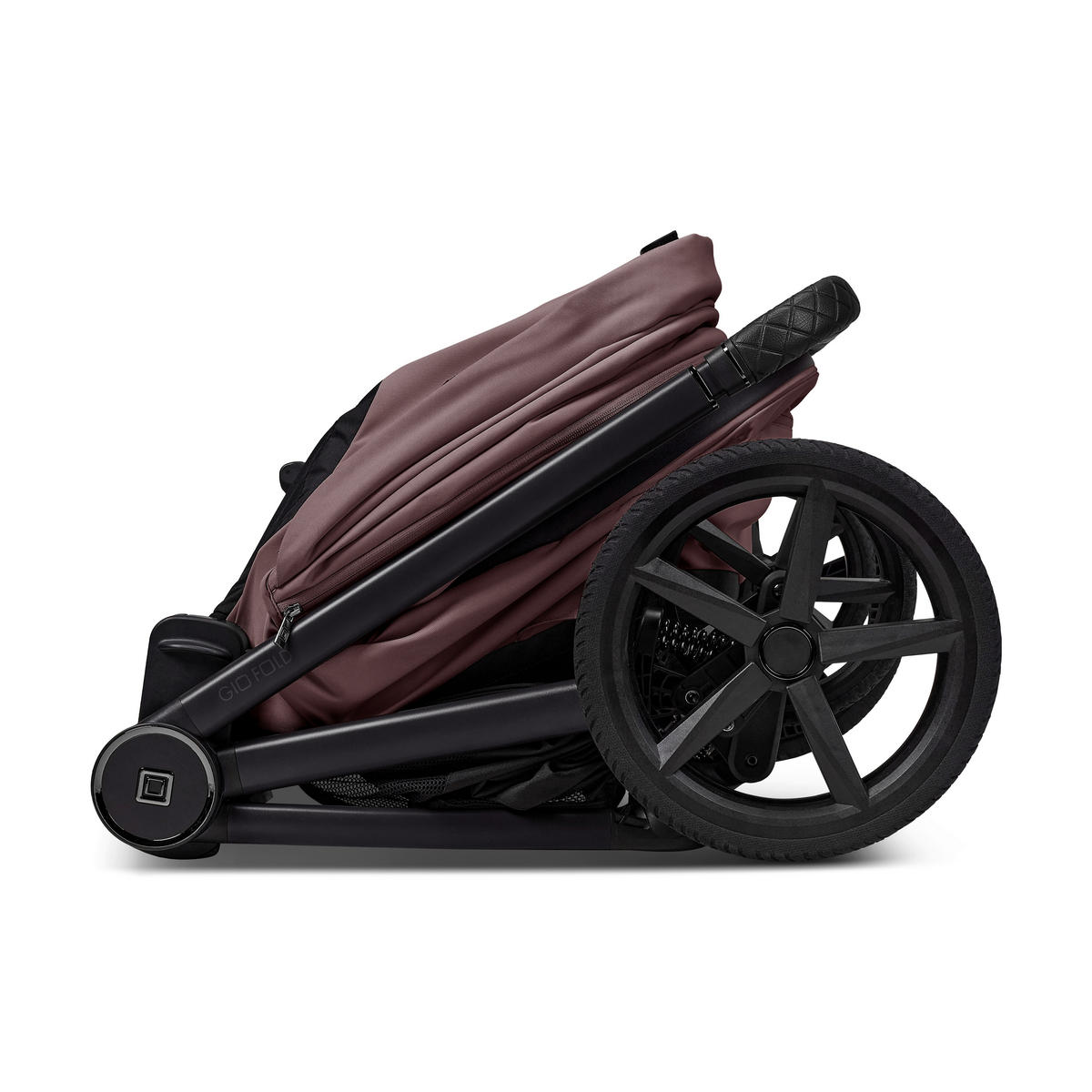 KINDERWAGENSET  GIO FOLD ETPU SET  tonka  - Schwarz/Mokka, Basics, Textil/Metall (120/58/92cm) - Moon Edition