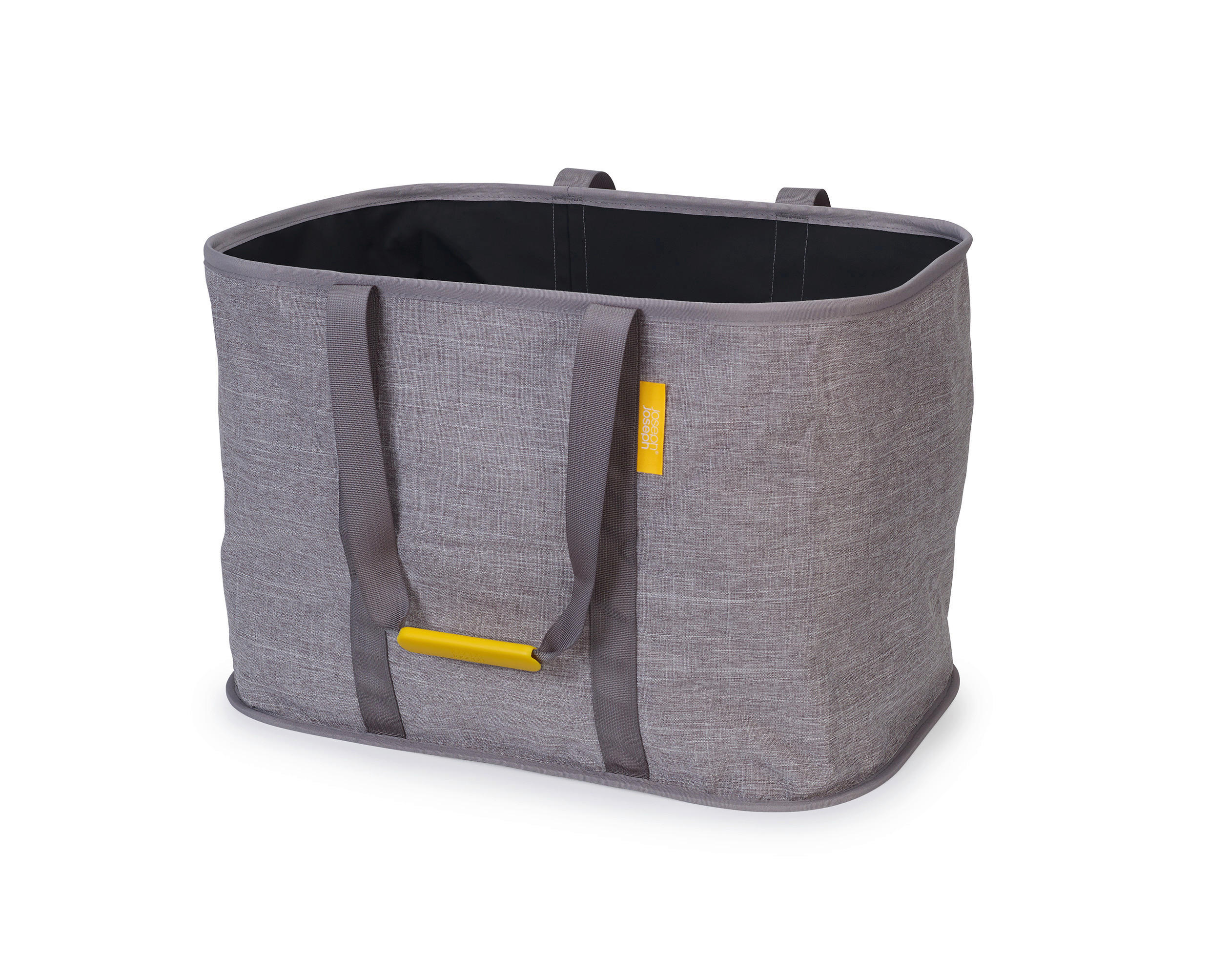 WÄSCHEKORB - Grau, Basics, Kunststoff/Textil (52/35/35,8cm) - Joseph Joseph