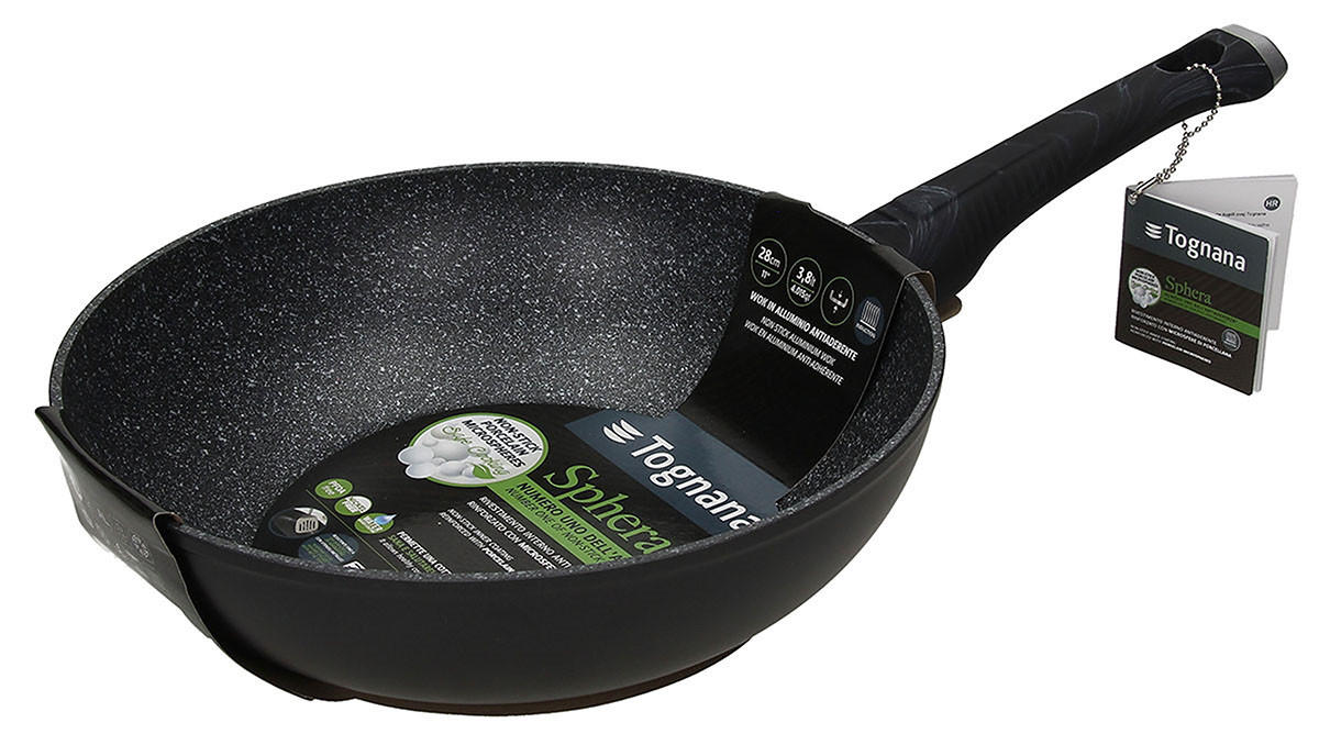VOK-TIGANJ  28 cm     - crna, Osnovno, metal (28cm) - Tognana