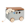 SPIELZEUGBOX JIM  - Grau, Basics, Holzwerkstoff (50/36/36cm) - Pinolino