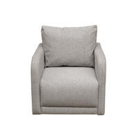 Fotoliu din lemn, plastic, textil, cappuccino - cappuccino/negru, Basics, plastic/lemn (80/100/95cm) - Carryhome