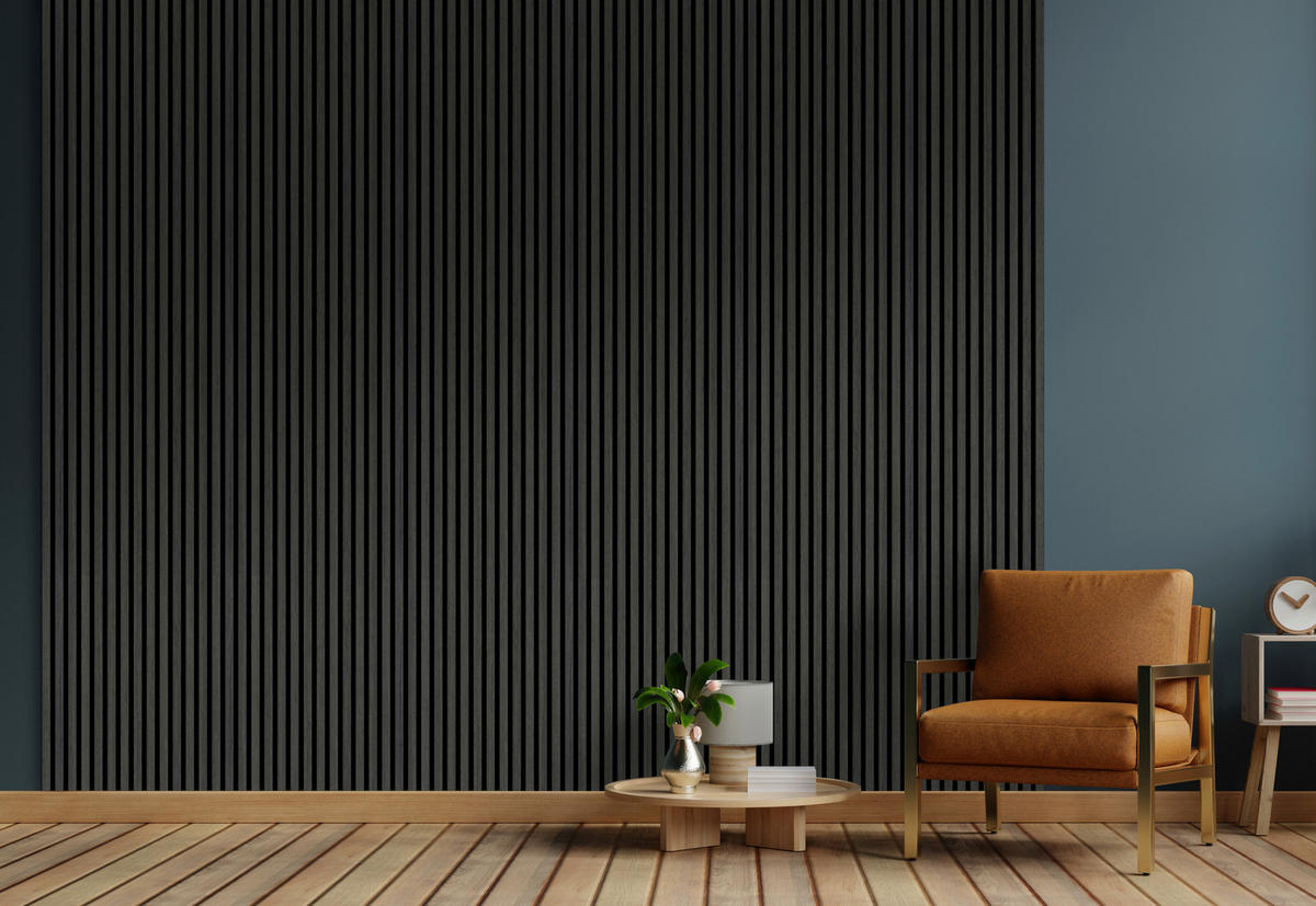 ABSCHLUSSLEISTEN Dunkelgrau furniert 2.5/1.8/275 cm  - Dunkelgrau, KONVENTIONELL, Holzwerkstoff/Textil (2.5/1.8/275cm)
