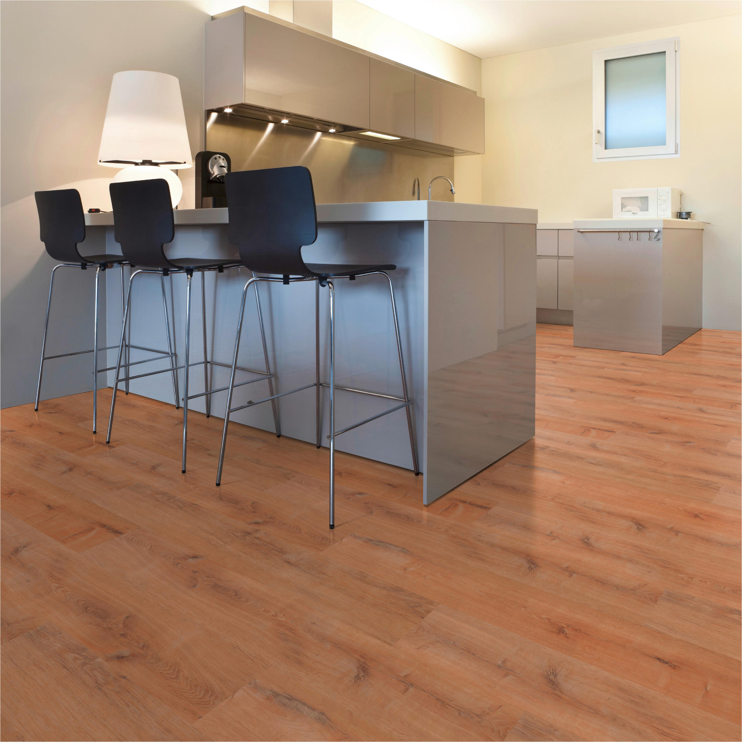 DESIGNBODEN More+  per  m² - Eichefarben/Cognac, Basics, Kunststoff (121/22/0,5cm)