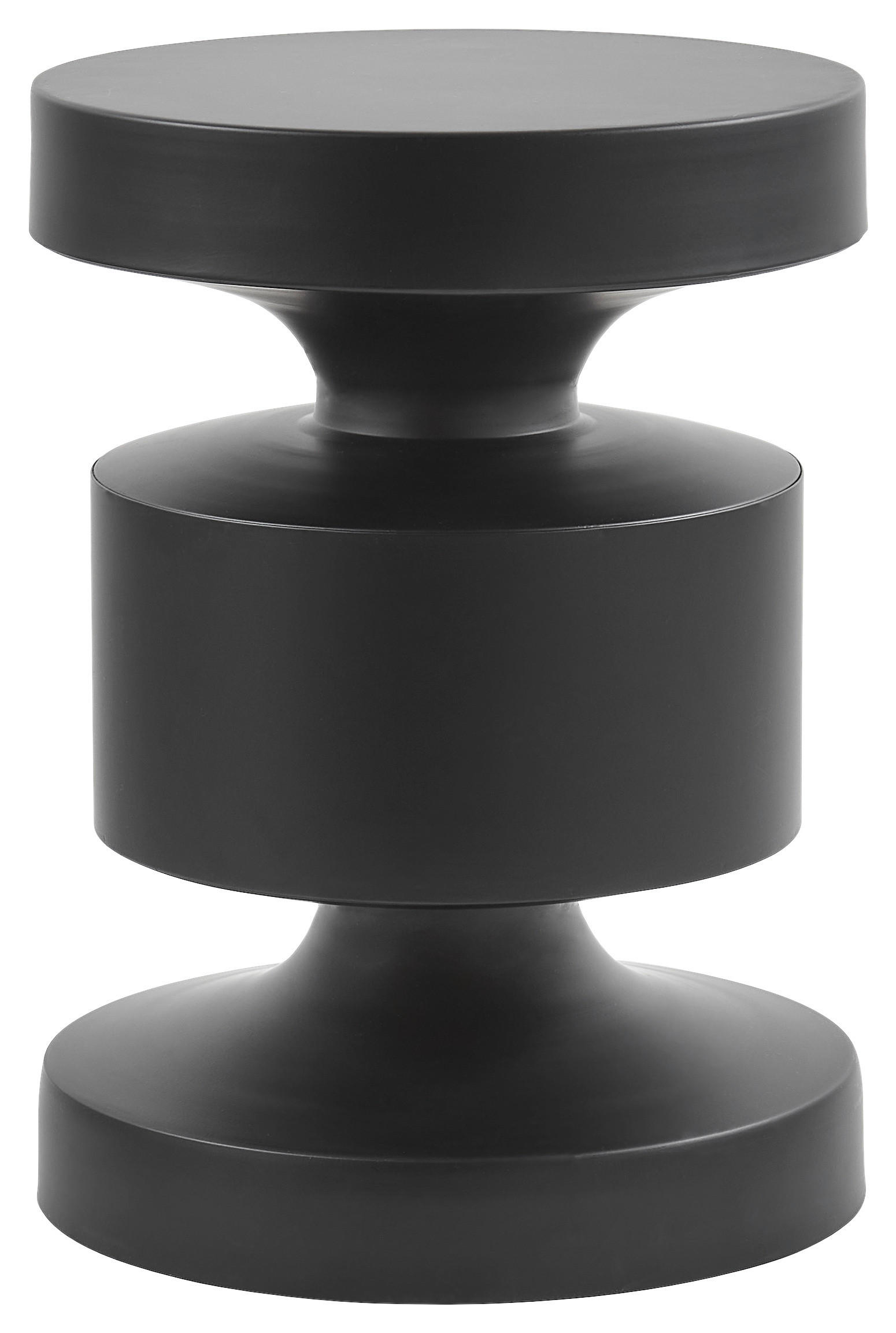 BEISTELLTISCH Schwarz rund  - Schwarz, Basics, Metall (30/40cm) - Boltze Home