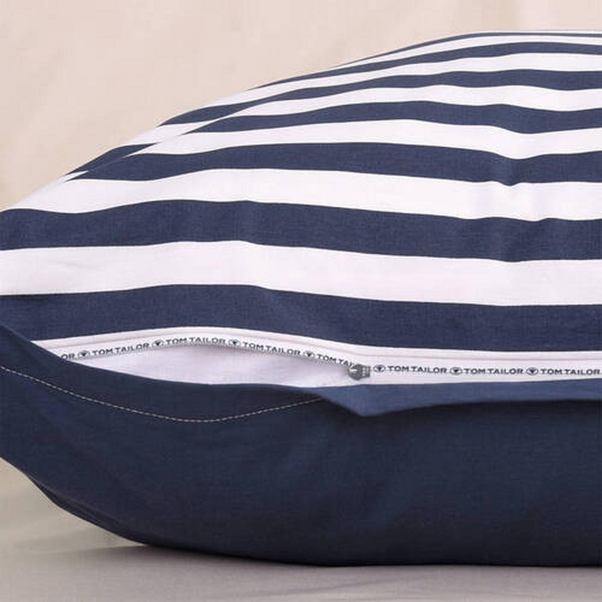 BETTWÄSCHE 140/200 cm  - Blau, Basics, Textil (140/200cm) - Tom Tailor