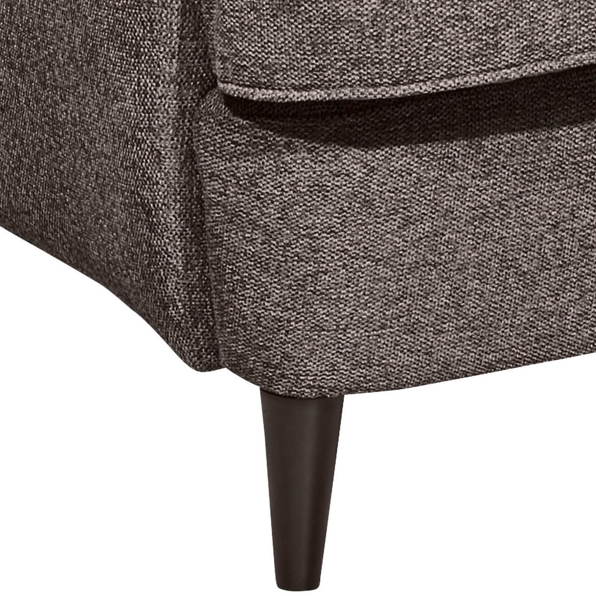 OHRENSESSEL Webstoff Braun  - Schwarz/Braun, Basics, Textil (78/102/98cm) - MID.YOU