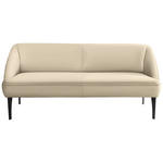 SITZBANK in Textil Beige  - Beige/Schwarz, KONVENTIONELL, Textil/Metall (197/85/72cm) - Moderano