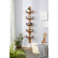 WANDREGAL 35/180/17 cm  - Naturfarben, MODERN, Holz (35/180/17cm) - MID.YOU
