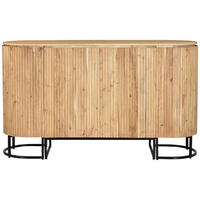 KÜCHENINSEL 180/105/50 cm  in Naturfarben  - Naturfarben, Design, Holz/Metall (180/105/50cm) - Livetastic