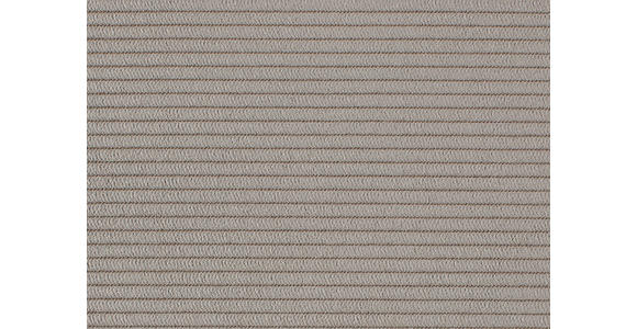 ECKSOFA Graubraun Feincord  - Graubraun/Schwarz, Design, Textil/Metall (280/205cm) - Xora
