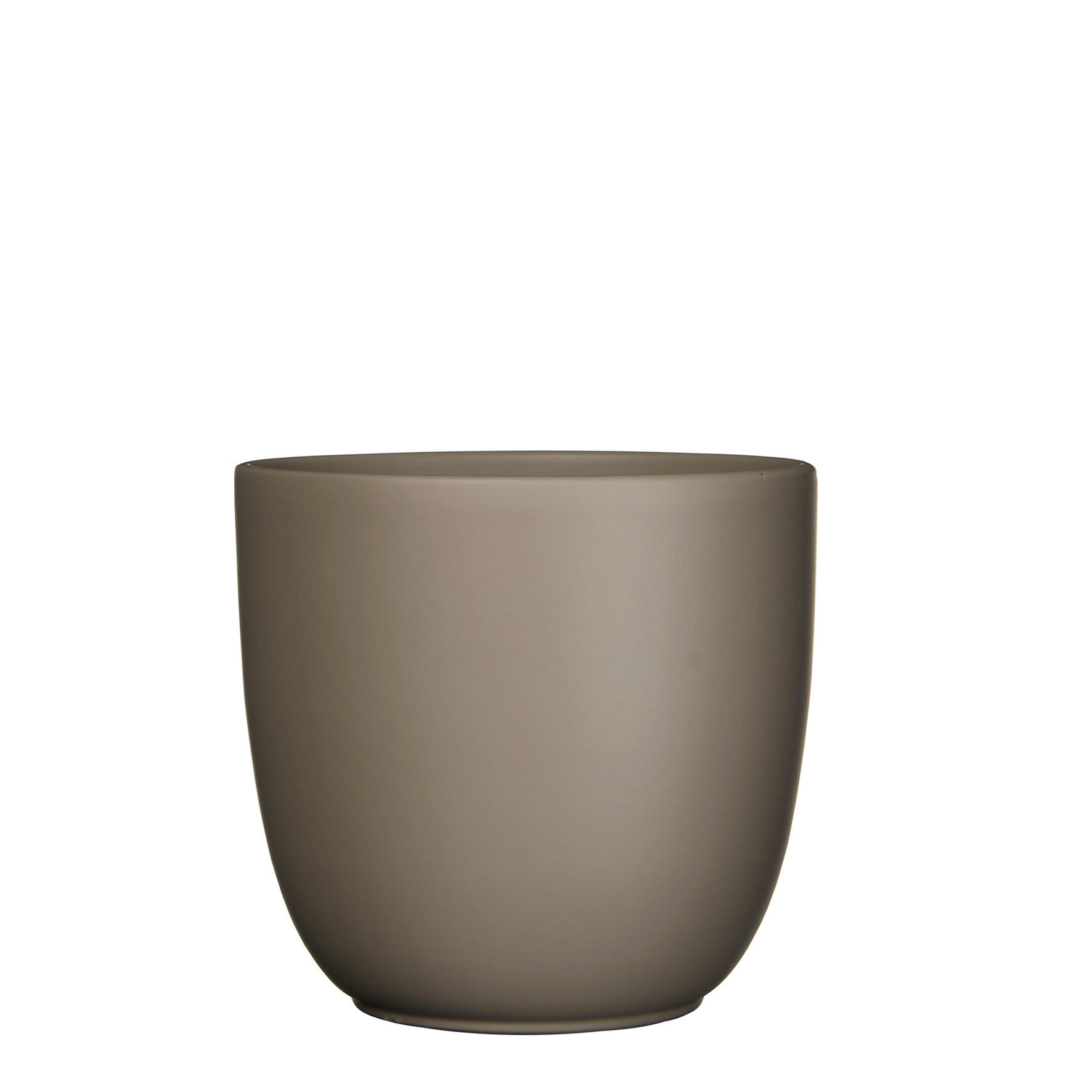 VIRÁGKASPÓ 28/25 cm  - taupe, Basics, kerámia (28/25cm)