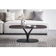 COUCHTISCH 115/70/42 cm Anthrazit, Dunkelbraun  - Anthrazit/Dunkelbraun, Design, Keramik/Metall (115/70/42cm) - Dieter Knoll