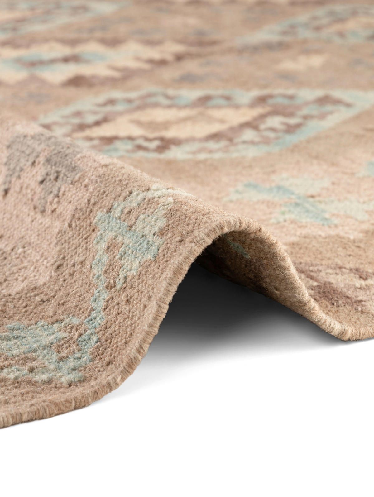 ORIENTTEPPICH 200/290 cm Kamal Hellblau, Beige  - Beige/Hellblau, Design, Textil (200/290cm)