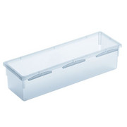 AUFBEWAHRUNGSBOX 23/8/5 cm - Klar, Basics, Kunststoff (23/8/5cm) - Rotho