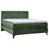 BOXSPRINGBETT 200/200 cm  in Grün  - Schwarz/Grün, Konventionell, Holz/Textil (200/200cm) - Sjöholm