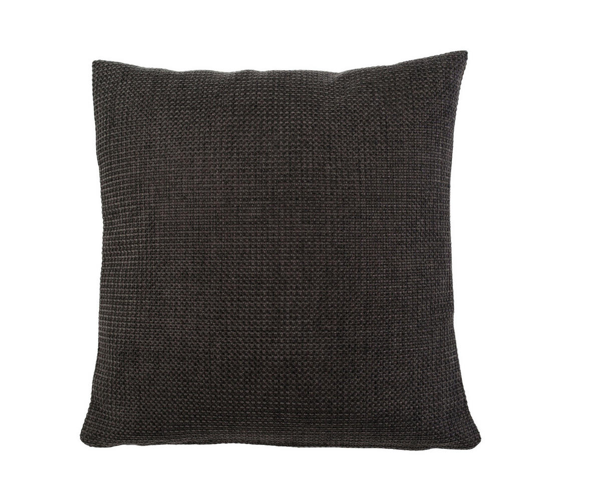 DEKORAČNÍ POLŠTÁŘ 50/50 cm - antracitová, Konvenční, textil (50/50cm) - Novel
