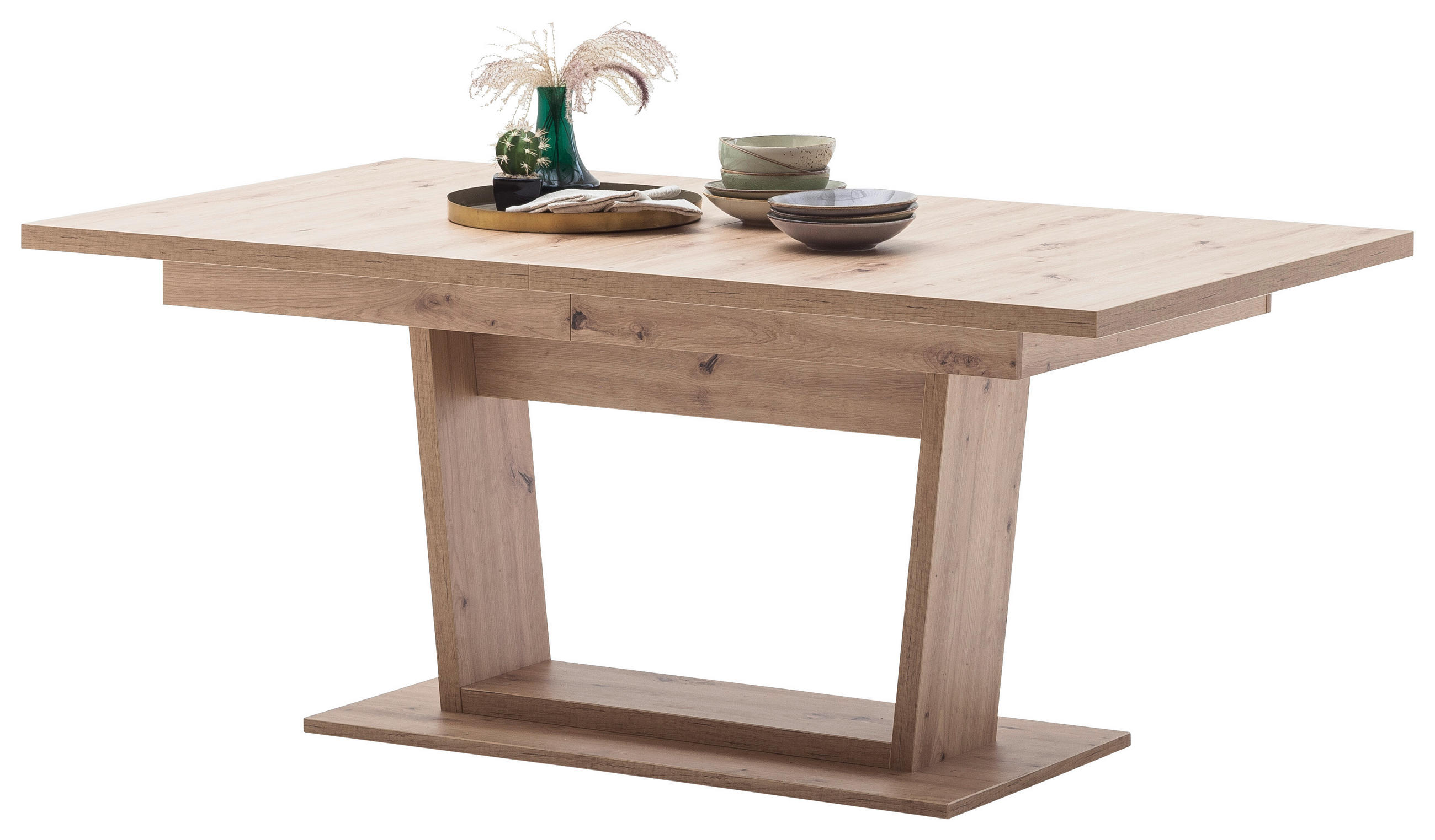 ESSTISCH in Holzwerkstoff 180-280/100/77 cm   - Eichefarben, Design, Holzwerkstoff (180-280/100/77cm) - Livetastic