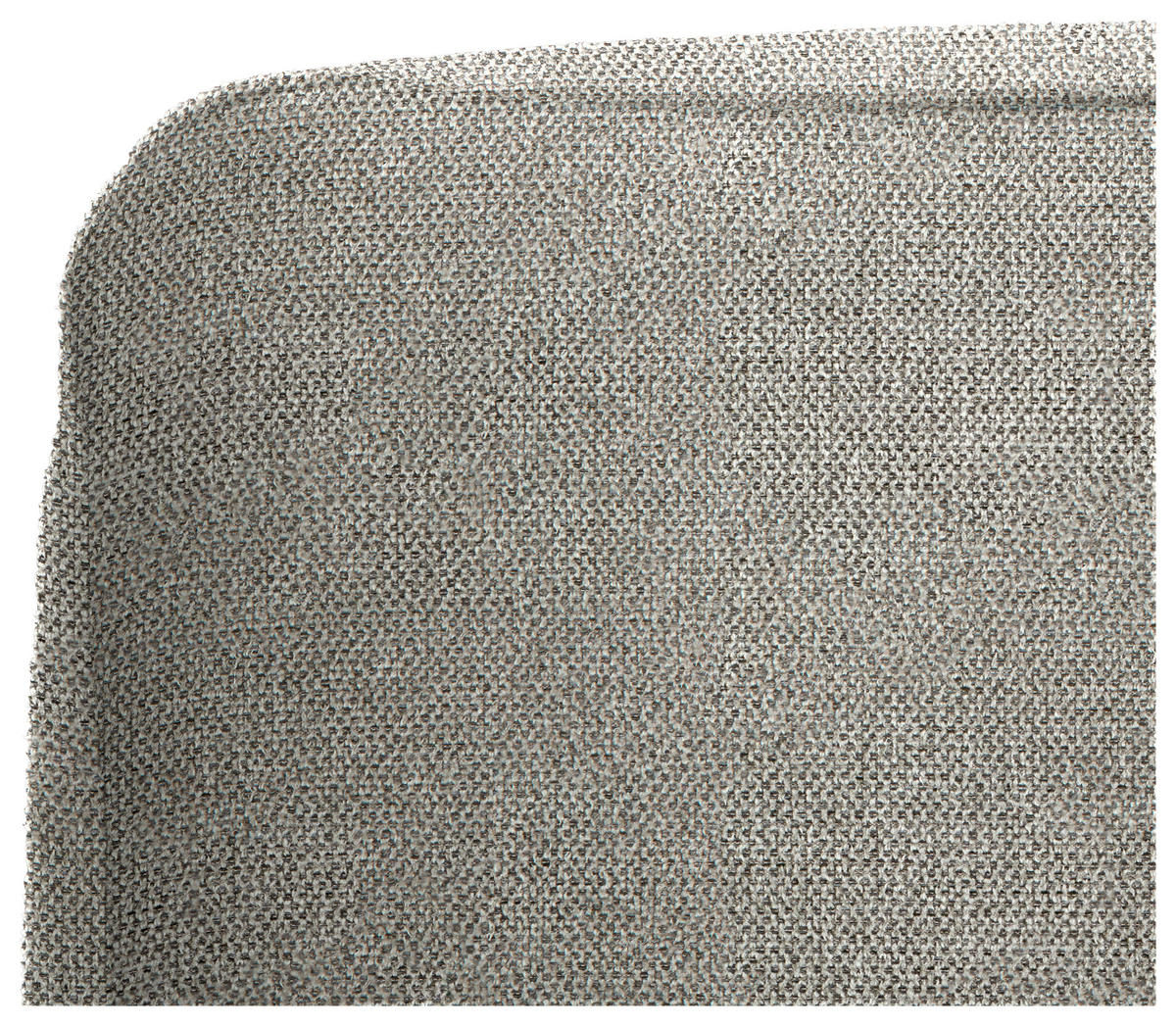 ECKSOFA in Flachgewebe Graubraun  276/200 cm  - Chromfarben/Graubraun, Design, Textil/Metall (276/200cm) - Hom`in