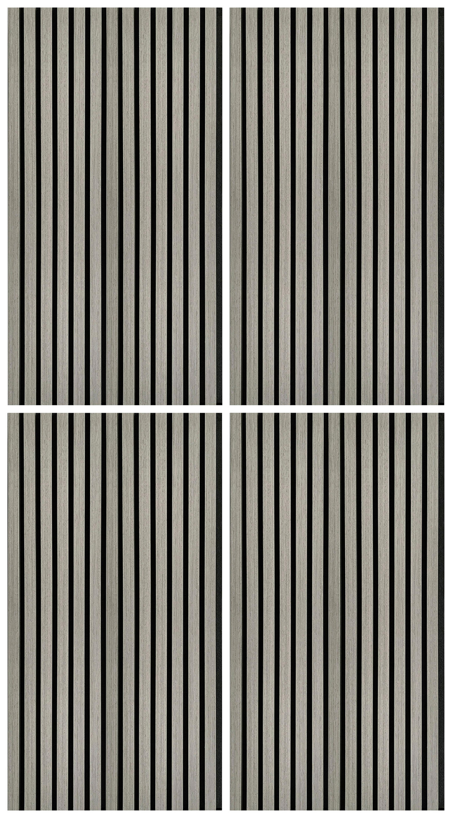 Xora Akustikpaneel Graubraun 104x2.2x52 cm